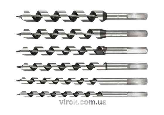 Набір свердл спіральних по дереву STHOR : Ø=10-20 мм, L= 230 мм. 6 шт. [10] Одеса