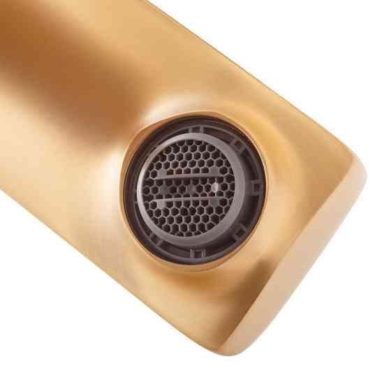 Змішувач для умивальника Haiba Kubus 001 BRUSHED GOLD   ( HB9622 ) 28731 Харків