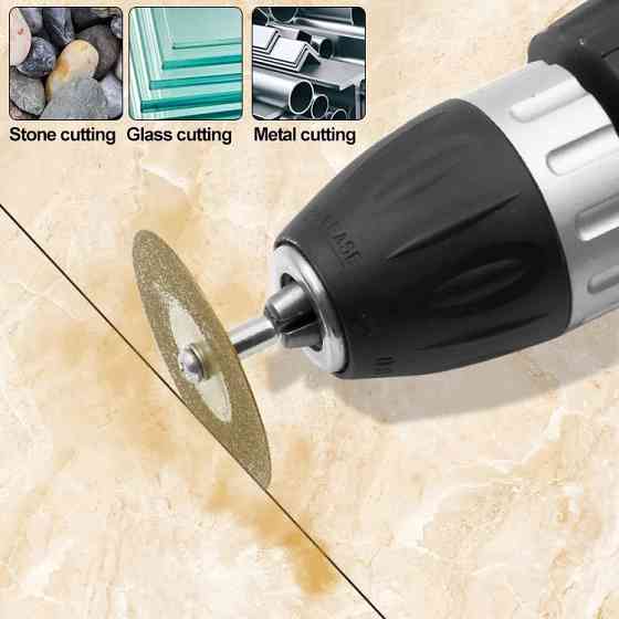 Коло відрізне алмазне (золоте) 16мм 10шт +2 штанги тримач (625138110) Київ