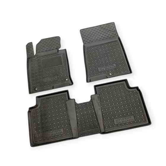 Килимки салону автомобіль Хюндай Sonata (2014-2019) борт 2,5 см, з перемичкою Мукачево