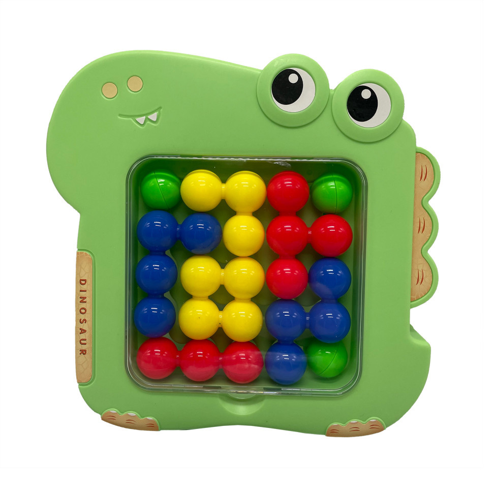 Дитяча логічна розвиваюча гра "Крокодил" 1139 із безпечних матерів Зелений Вінниця - фото 1