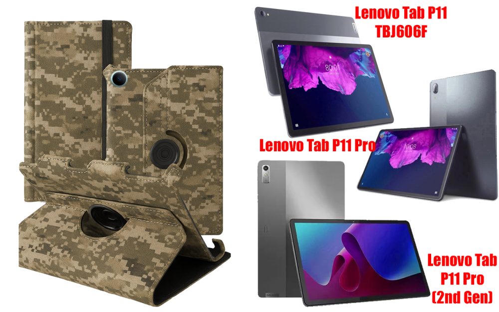 Чехол Spinner360 для планшета Lenovo Tab P11, Tab P11 Pro, Tab P11 Plus 2021, цвет Xaki Киев - изображение 1