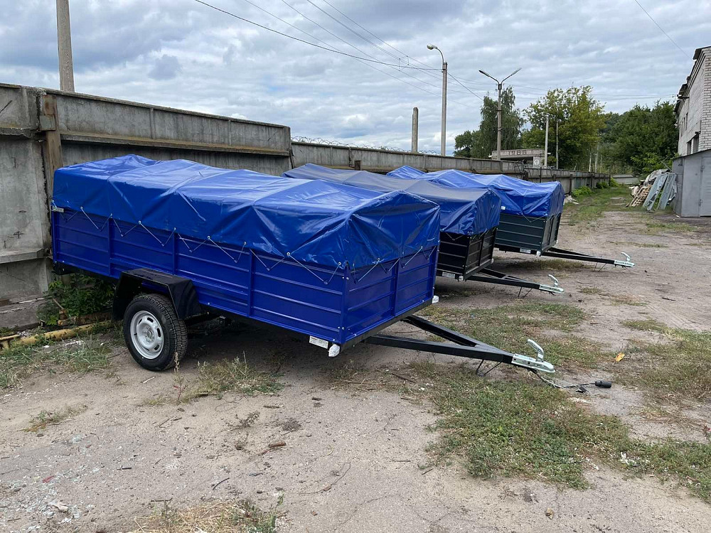 Одновісний причіп посилений Дніпро-250. Тент у подарунок Ковель - фото 3