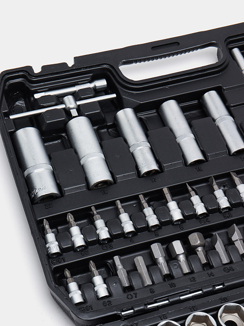 Набір інструментів 108пр. 1/2", 1/4" (6гр.) (4-32мм) Одеса - фото 4