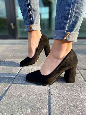 Kamengsi Туфлі жіночі Kamengsi чорні еко-замша каблук 9см 36р.37р.38р. (4733) Коломия
