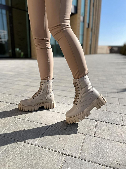 Черевики жіночі GREMMY капучино шкіра натуральна зима (4935) Коломыя - изображение 10