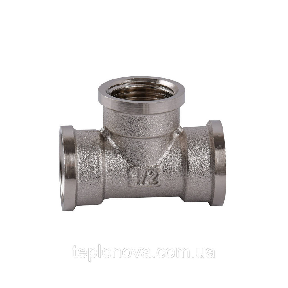 Трійник 1/2" ВНВ нікельований NT336S OPTIMUM Чернівці - фото 2