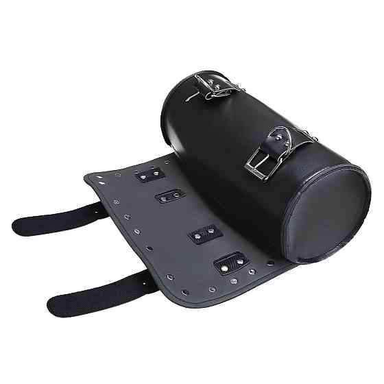 Сумка для мотоцикла 31х13 см. Мотосумка чорного кольору. Сумка тубус мотоциклетна Київ