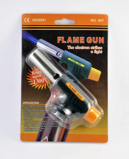 Газовая горелка с пьезоподжигом Flame Gun 807 Полтава - изображение 1