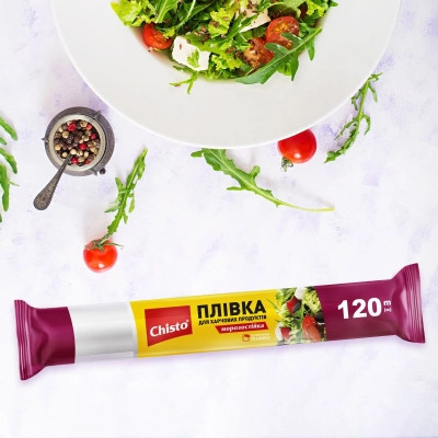 Плівка для продуктів Chisto 28 см 120 м (4823098414766) Вінниця - фото 3