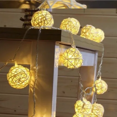 Гирлянда-нить (String-Lights) Metal Ball 10WW-1 внутренняя, пров.:прозрачный, 2м (Белый-теплый) Киев - изображение 7