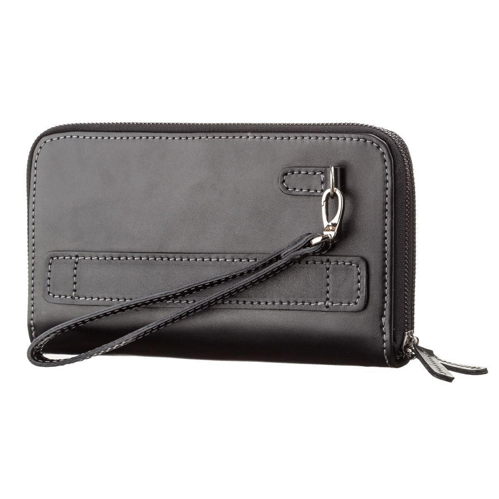 Чоловічий клатч шкіряний Чорний (SHVIGEL) Київ - фото 6