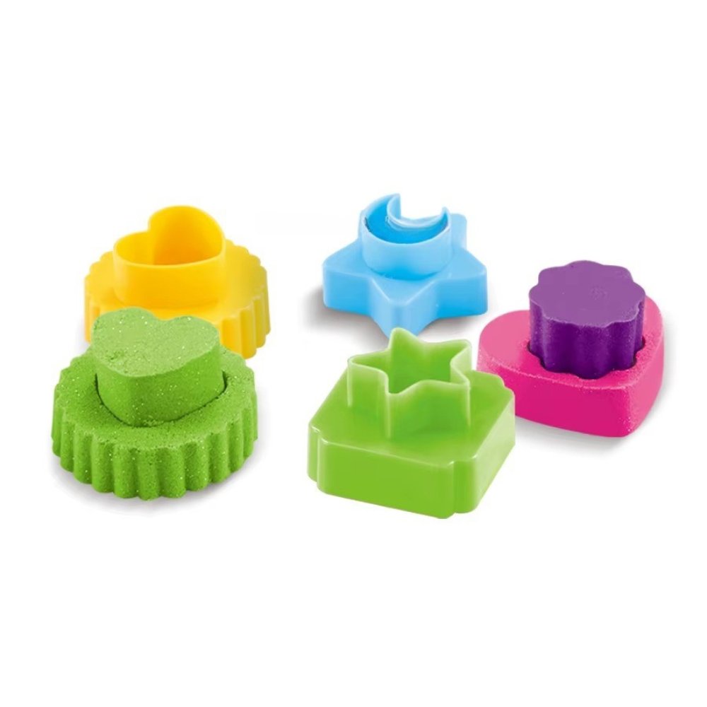 Набір кінетичний пісок маса для ліплення для дітей “Торт і печиво” для творчості з формами для ліплення Кам'янець-Подільський - фото 2