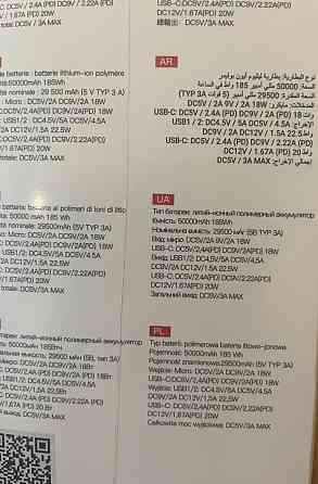 Павербанк hoco J86A 50000mAh 22,5w. Киев