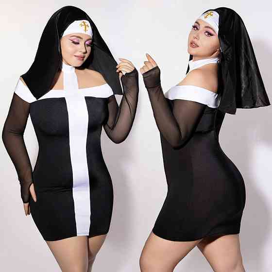 Эротический костюм монашки JSY P61130 Plus Size Sex Aura Киев
