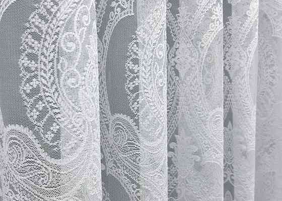 Тюль VR-Textil 1968т Жакард Білий 400х270 см (42-1004) Київ