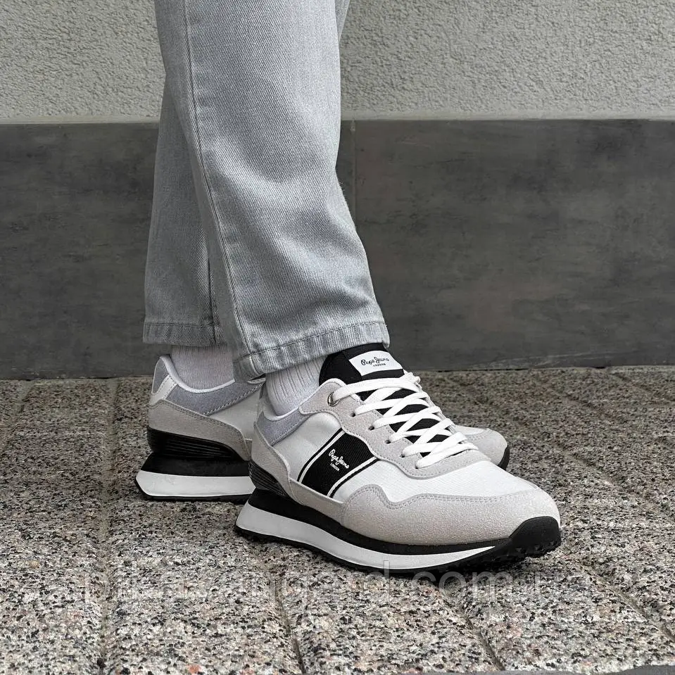 Кроссовки мужские в стиле Рибок размер 40 (стелька 26 см) на шнуровке 20-974 серый Хмельницкий - изображение 3