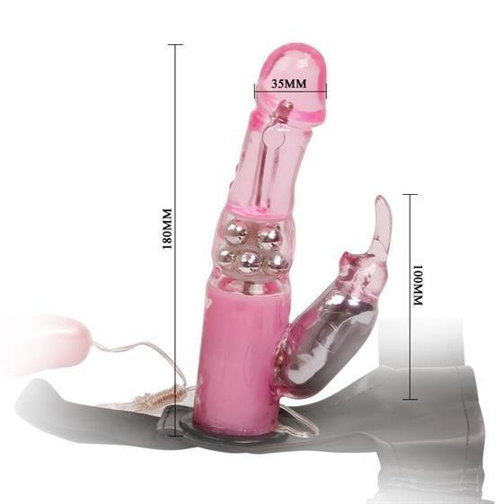 Страпон - Ultra Harness Vibrating Sex Aura Київ - фото 5