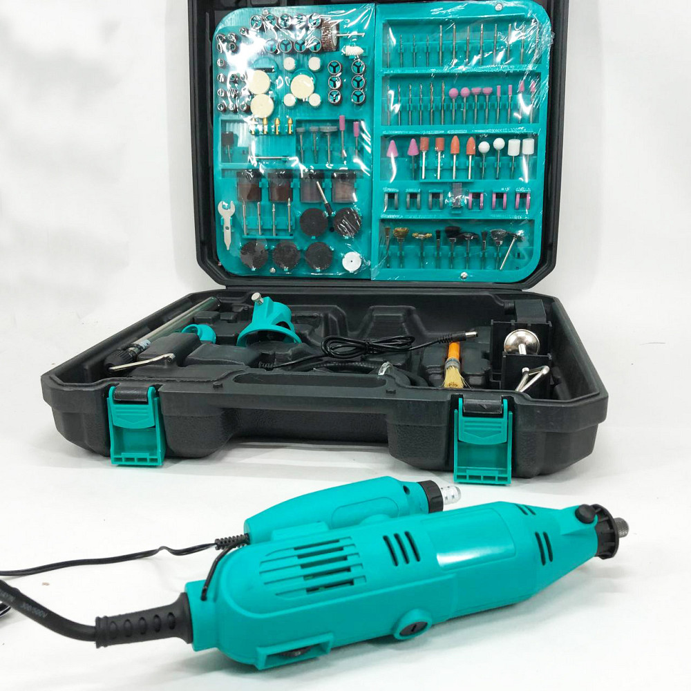 Ручний електричний гравер + гравер Mini 12V з 236 насадками, електричний електричний міні, Дриль гравер LS-69 Львів - фото 17