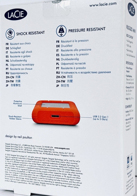 Жорсткий Диск: LaCie Rugged Mini 4ТБ LAC9000633. Київ - фото 6