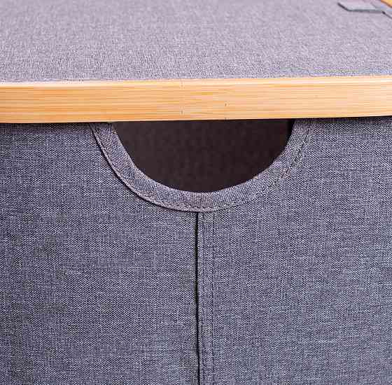 Yiwu Кошик для білизни з кришкою 40×30×60 (см) м'який 70 (л) HP-41-16 Київ