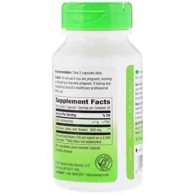 Травы Nature's Way Красный Клевер, Red Clover, 400 мг, 100 Вегетарианских Капс (NWY-16000) Винница