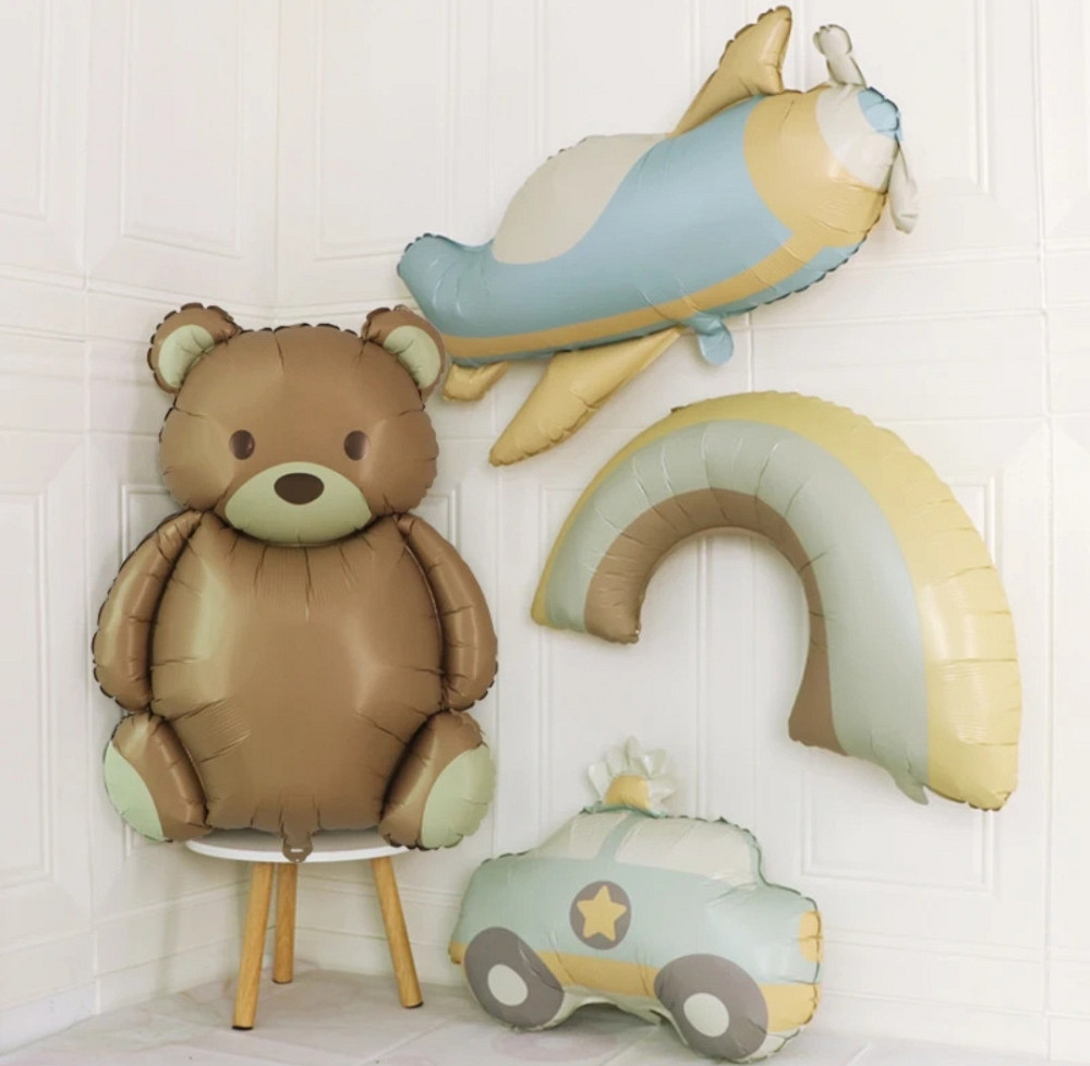 Фольгированный шарик самолет 78*42см Киев - изображение 2