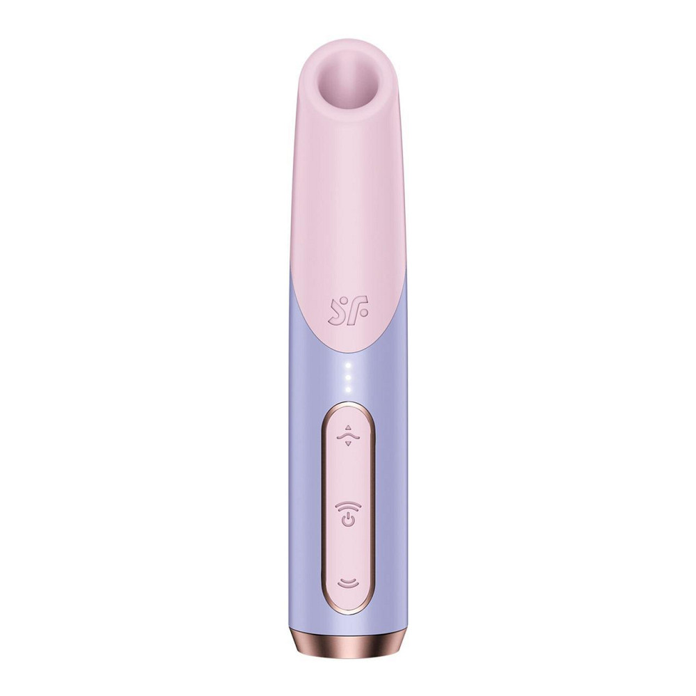 Вакуумний стимулятор Satisfyer Bold Kiss Violet, магнітна технологія 3D Air Pulse, 30 режимів роботи Sex Aura Київ - фото 1