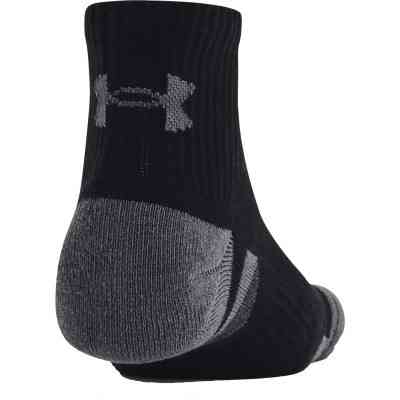 Носки Under Armour 1379528-001 Performance Cotton 3 пари Qtr чорний MD (196883994243) Винница