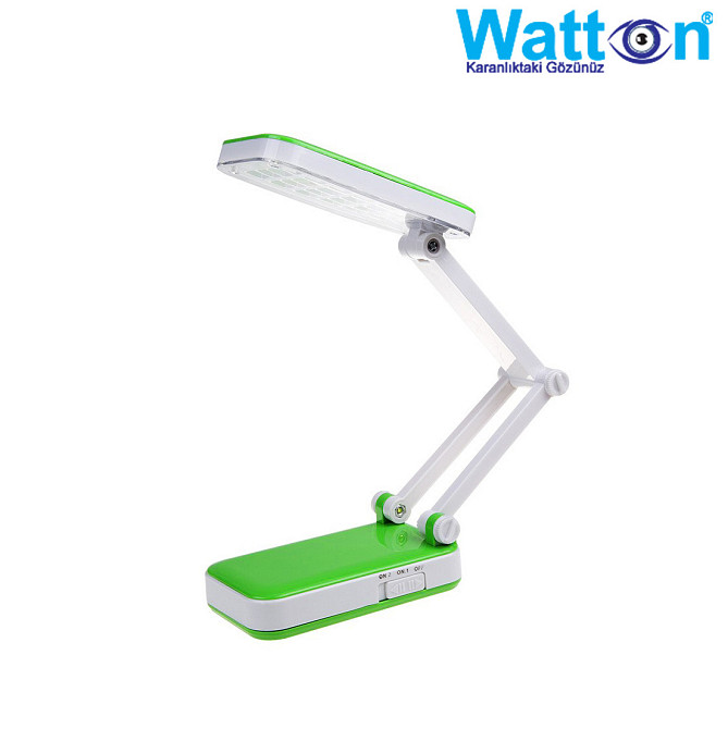 Акумуляторна настільна лампа Watton WT-006 світлодіодний світильник трансформер працює 10 годин Зелений Кам'янець-Подільський - фото 3