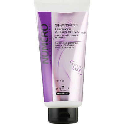 Шампунь Brelil Numero разглаживающий с маслом авокадо 300 мл (8011935075140) Винница - изображение 1