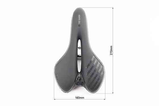 Сидіння MTB 270x160мм, чорне "GEL" SD-523 Київ