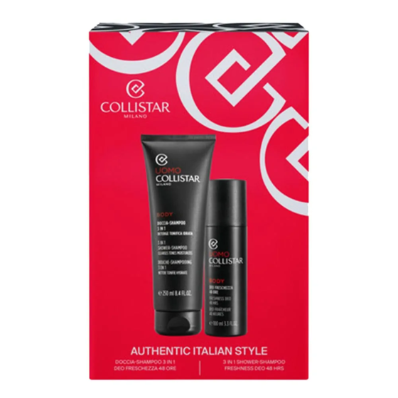 Набор Collistar Linea Uomo Set (гель-шампунь 250ml + спрей-антиперспирант 100ml) Славянск