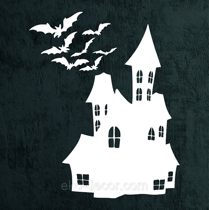 Декоративне настінне Панно «Замок», Декор на стіну 90*68 см, Білий Київ - фото 9