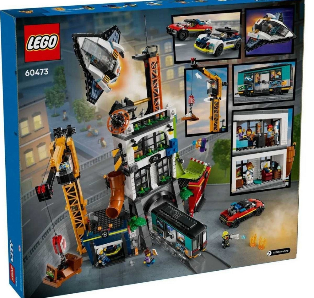 Конструктор LEGO City 60473 Міська вежа (1941 Деталь) Київ - фото 1