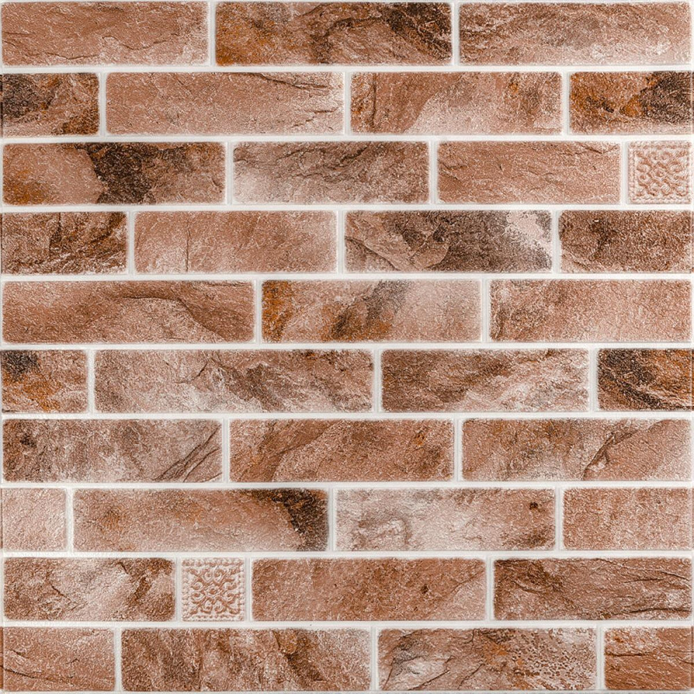 Панель стінова 670х680х4мм Клінкер піщано-коричневий (D) SW-00002004 Дніпро - фото 1