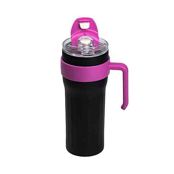 Yiwu Термочашка Big Mac 1,2 л з трубочкою чорна HP-14-24B Коломия