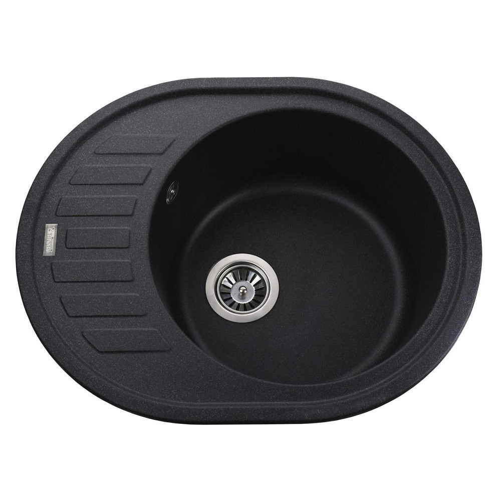 Гранітна мийка Globus Lux ARNO графіт 650х500 мм-А0001 Київ - фото 1