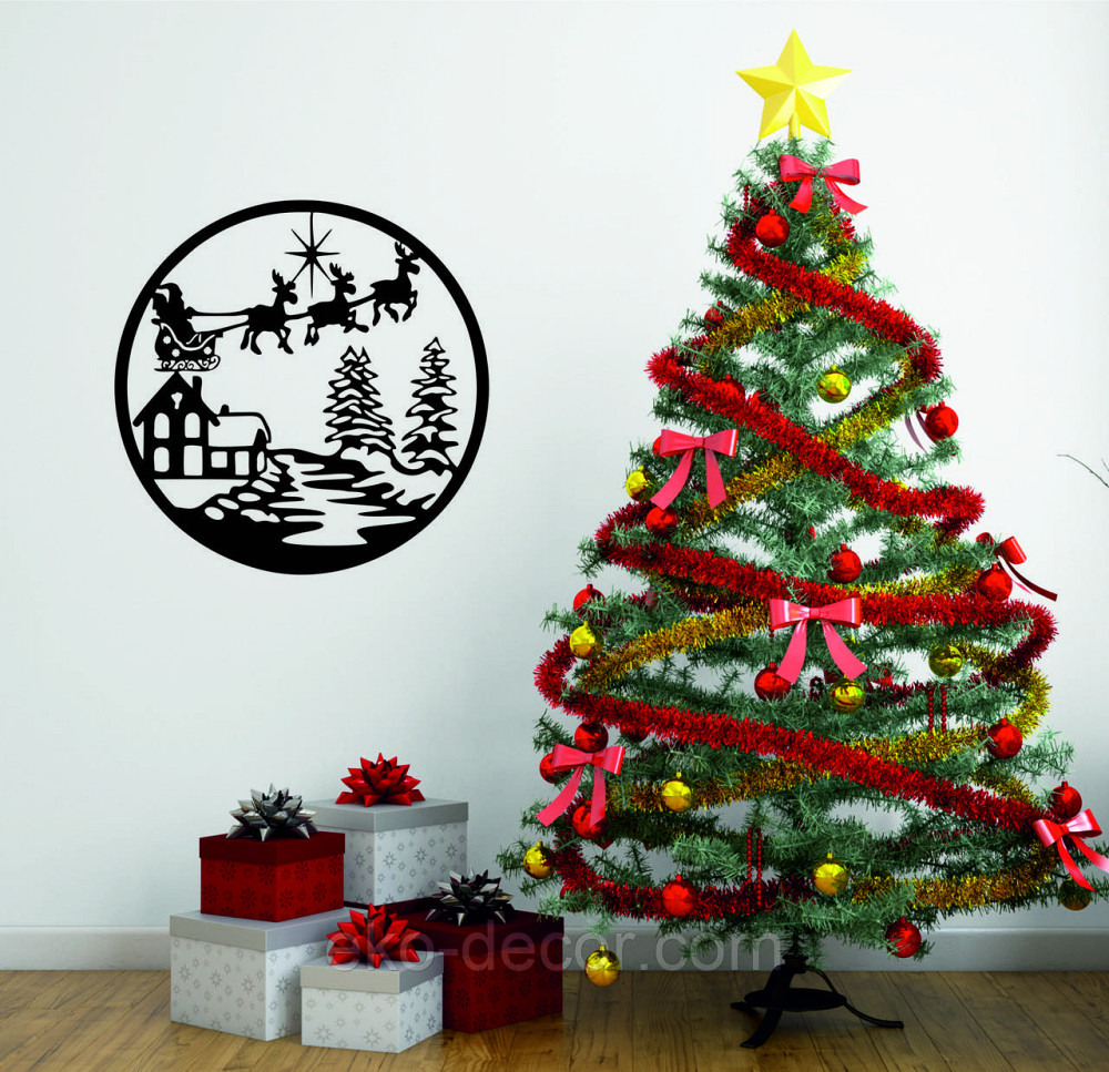 Декоративне настінне Панно «Новий рік», Декор на стену Київ - фото 5