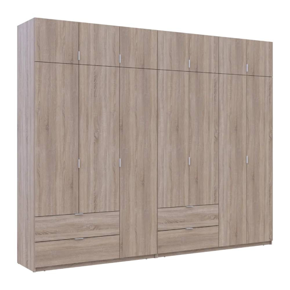 Шкаф для одежды Doros Лукас Дуб сонома 3+4 ДСП 295х50х240 DRS-011707 (42005123) Львов - изображение 6