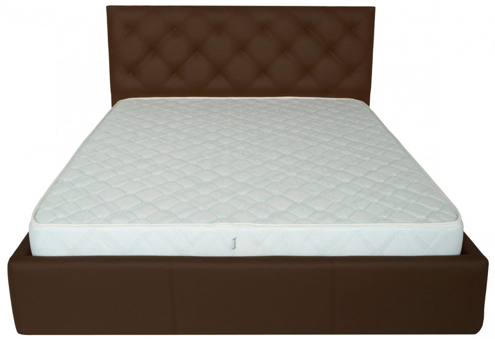 Ліжко Двоспальне Bristol VIP 160 х 200 см Fly 2231 A1 З додатковою металевою цільнозварною рамою Темно-коричневий Дніпро - фото 9