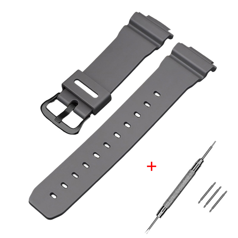 Ремінець для Casio G-Shock DW-6900 Gray BK SBR Київ - фото 1