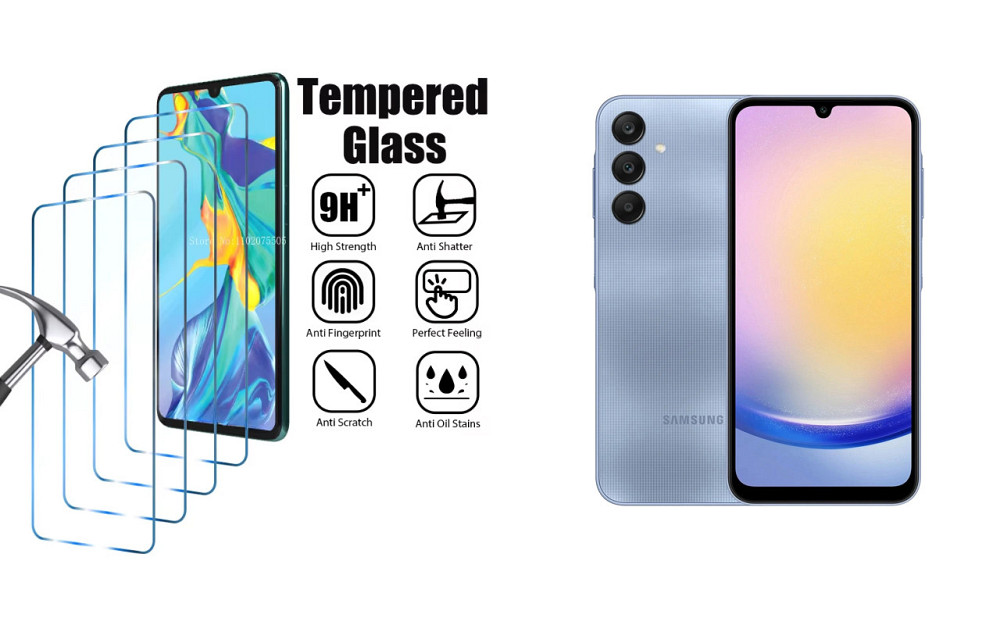 Захисне скло ArmorGlass для Samsung Galaxy A25, Galaxy A25 5G – стійке до подряпин та ударів Київ - фото 1