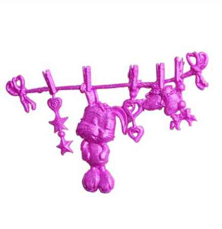 Молд силиконовый Заяц маленький 75 на 54 мм серый Киев