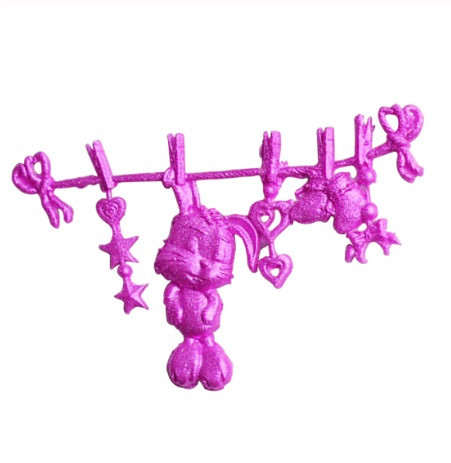 Молд силіконовий Заєць маленький 75 на 54 мм сірий Київ - фото 5