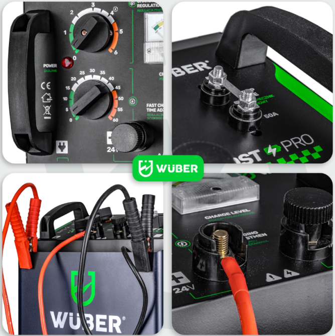 Пуско-зарядное устройство 56А 12/24В 400/700A Wuber (Польша) Киев - изображение 5
