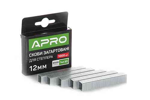 Скоби загартовані 12х11.3х0.7мм 1000 шт. APRO Рівне