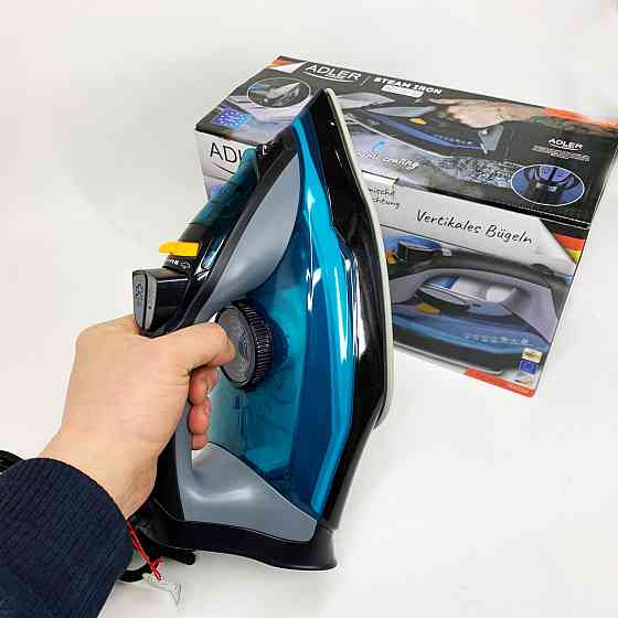 Утюг с керамической подошвой ADLER, Паровой утюг горизонтальный, Хорошие бюджетные утюги NI-93 Львов