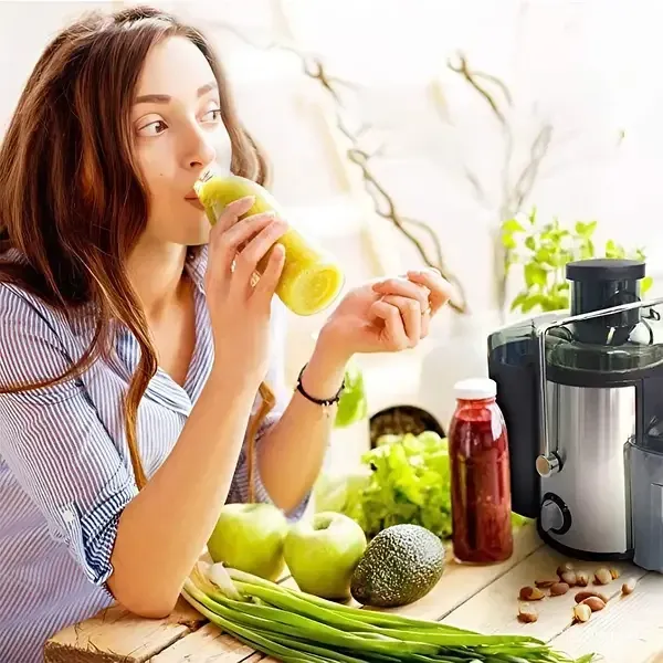 Соковитискач Domotec/RAF R-2700 800 Вт з LED-дисплеєм і швидкістю 18 000 об/хв для фруктів та овочів Одеса - фото 10