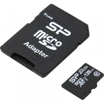 Карта пам'яті Silicon Power 128Gb microSDXC class 10 (SP128GBSTXBU1V10SP) Вінниця - фото 1